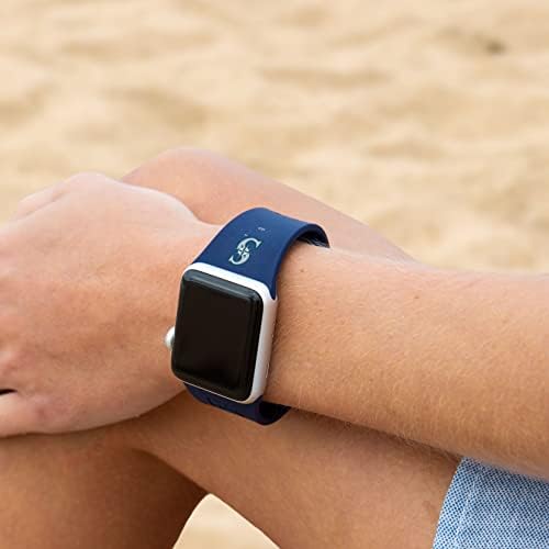 Игра Време Сиетл Морнари Силиконски Спортски Часовник Бенд Компатибилен Со Apple Watch