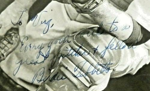 Birdie Tebbetts потпиша гроздобер 8x10 фотографија - автограмирани фотографии од MLB