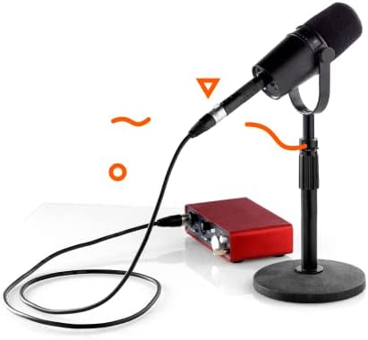 Veeleiz Microphone Preamp - MIC Preamp со 30 dB добивка - MIC Preamp за вокално снимање - микрофонски предвремени за објавување, стриминг