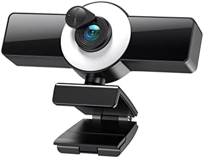 BHVXW Веб Камера 4k 8k Целосна Автофокус Веб Камера СО LED Пополнете Светло Веб Камера Лаптоп Десктоп за видео Конференција