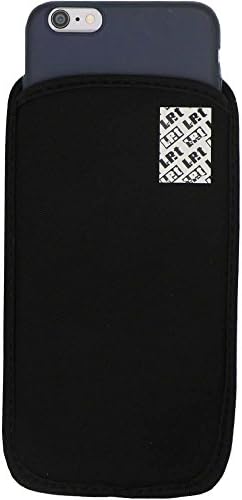 Lefright Black Elastic Neoprene Aquatics Coush Cover Cover за 5,5 инчи iPhone 6s Plus