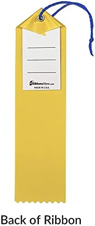 Панделки Совршена Посетеност Награда Панделки - 100 Жолти Панделки Со картичка &засилувач; Стринг