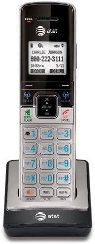 AT&T TL90073 Додаток за додаток безжичен телефон, сребро/црна | Бара AT & T TL92273, TL96273 или други модели за работа