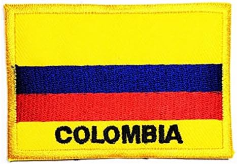 Кленплус 1, 7Х2, 6 ИНЧИ. Колумбија Знаме Лепенка Земја Знаме Амблем Униформа Шие Железо На Закрпи Мода Додаток Занает Проекти Костим
