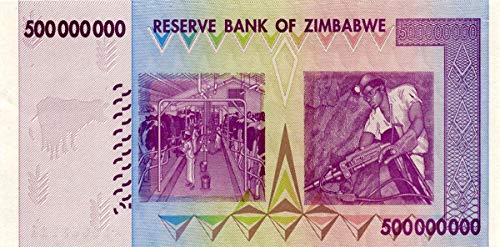 2008-Резервна Банка На Зимбабве 50 Трилиони Долари Продавачот Нециркулирани