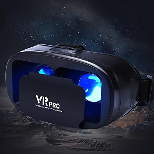 Vr Слушалки, 3d Vr Очила Виртуелна Реалност Слушалки За Слушалки Сет Извонредно Блу-РЕЈ 3D Гледање Филм, Џиновски Екран Кино Ефект HD Blu-Ray
