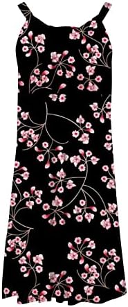Cucuham летен фустан за жени 2023 година без ракави со кратки фустани солидна боја лето лето -кошула за резервоар мини фустани