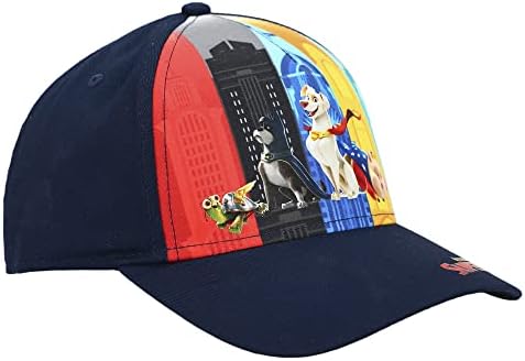 DC League of Super Pets Charicer Panels Panels Navy Snapback Hat