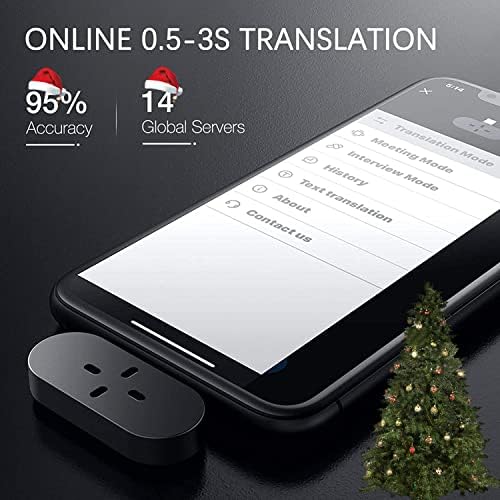 Timekettle WT2 Edge/W3 Преведувач Уред, Двонасочна Симултан Јазик Преведувач со 40 Јазици &засилувач; 93 Акцент Онлајн Пакет