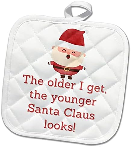 3drose симпатична слика и текст велејќи дека е постара, ја добивам помладата Дедо Мраз. - Potholders