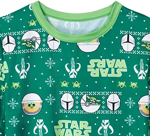Војна на Starвездите Бебе Јода Момци Термичка долна облека Поставена за деца со 2 парчиња кошула со основни слоеви и долги он хеланки