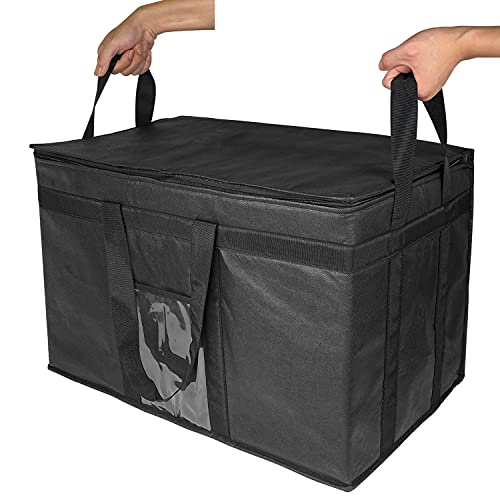 Xxx-големи изолирани ладилни торби за испорака на намирници, склопувачки кеси за купување, чувајте ја храната топла или ладна, идеална