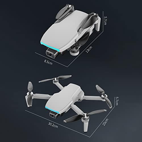 UJIKHSD GPS без дрон без четки со двојни камери за возрасни, 4K преклопни беспилотни летала за деца почетници RC Drone Toys подароци