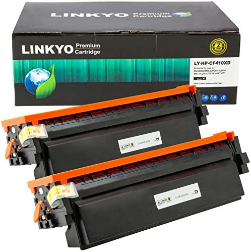 Замена на кертриџот за компатибилен тонер на Linkyo за HP 410X 410A CF410X