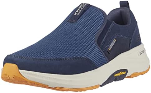 Skechers Men's Walk Walk Outdoor-Athletic Slip-On Trail Shoking Shoes со воздушна оладена мемориска пена патика
