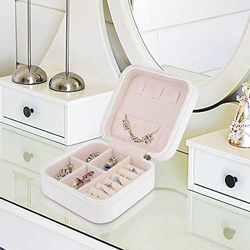Кутија за накит со плевел од череп, преносен накит, преносен накит, кутии за складирање на држачи за складирање на организатор