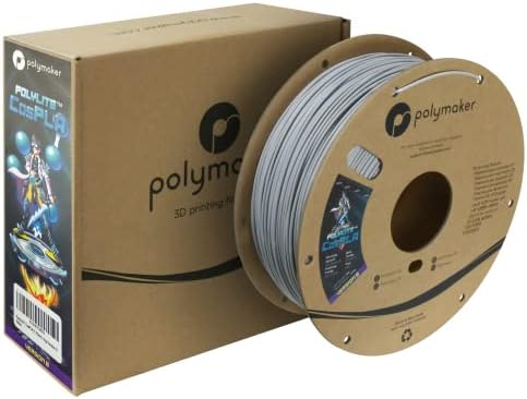 Polymaker Easy to Sand & Paint Pla Filament 1.75mm cospla, 5kg PLA 3D печатач филамент 1.75 - полилит 1,75 PLA филамент лесен за пескарење за cosplay, економична голема ролна PLA