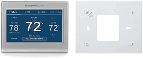 Honeywell Home Refernth9585Wf Smart Color Thermostat и THP2400A Бела покривка