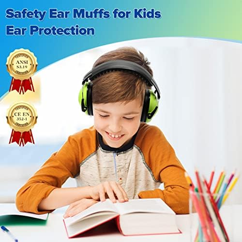 Флориогра Слушалки За Намалување на Бучавата За Деца, Прилагодливо Намалување На Бучавата Заштита На Слухот Ушни Пригушувачи За Чудовиште Камион,