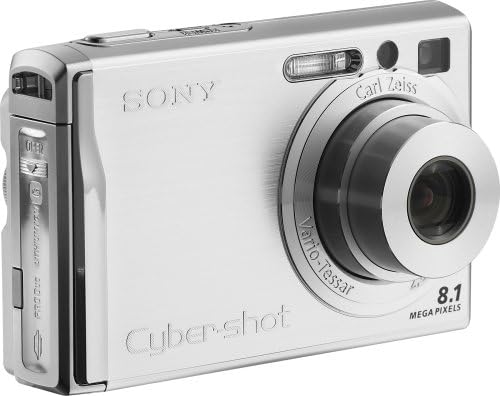 Sony CyberShot DSCW90 8MP дигитална камера со 3x оптички зум и супер стабилен шут
