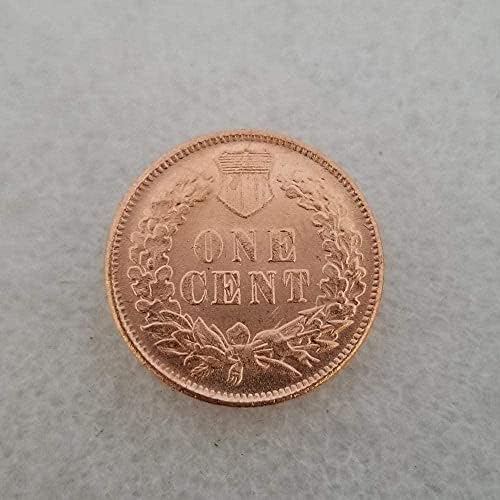 Предизвик монета Антички занаети Американски 1856 S Верзија 1/2 Златна монета Сребрена долар сребрена рунда колекција на монети за колекција