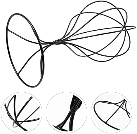 Cabilock 2pcs стил на жица за дизајн на бејзбол држач: држач за складирање жени Декорација на формат црна штандови за закана канцеларија
