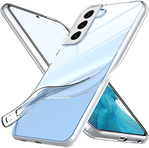 Bokoo Crystal Clear Samsung Galaxy S22 Case.Soft Slim Fit Transparenty Plastic TPU заштитни силиконски капаци на телефони за Samsung