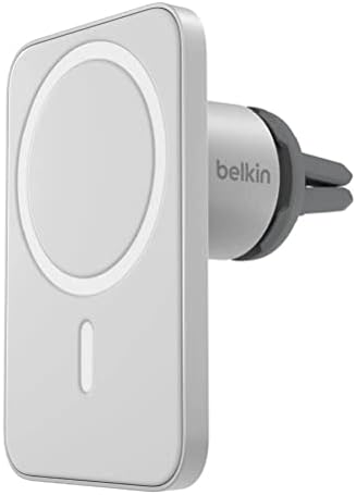 Belkin Magsafe Car Vent Mount Pro Телефонски држач за iPhone 13, 12, Pro, Pro Max, Mini & Otterbox Symetry Series+ Clear Antimicrobial