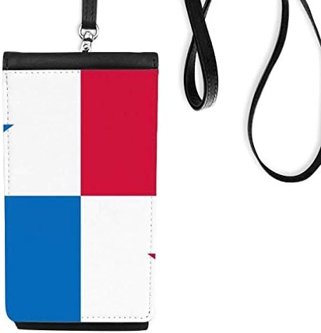 Панама Национално знаме Северна Америка Телефон Телефонска чанта што виси мобилна торбичка црн џеб