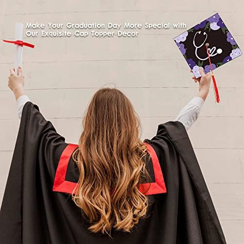 Зиифрен медицинска сестра за дипломирање, за дипломирање, цветна завршница за дипломирање, декорации за дипломирање во 2023 година