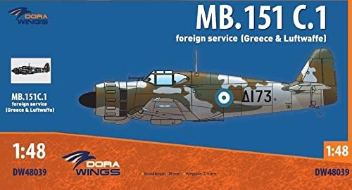 Дора Вингс 48039-1/48 Скала Марсел Блох МБ.151 Авион за надворешни работи