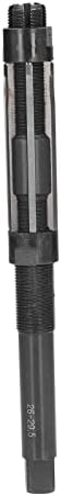 Rigmer Reamer, 6 Flute Hand Reamer, 9SICR Metal Прилагодлив директно Шанк, за сечење на дупчење, 26‑29,5 mm РАБОТНИ РАБОТИ ЗА СИТЕЛ,