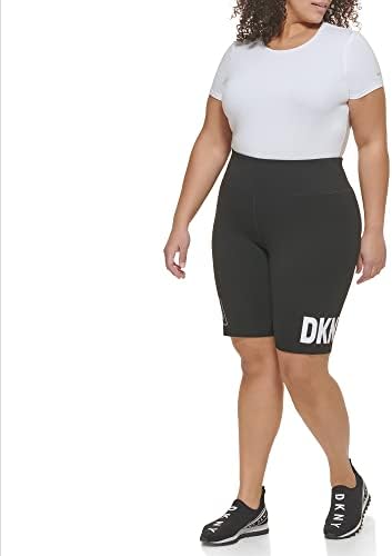 DKNY женски плус велосипед флип рефлектираат лого кратко