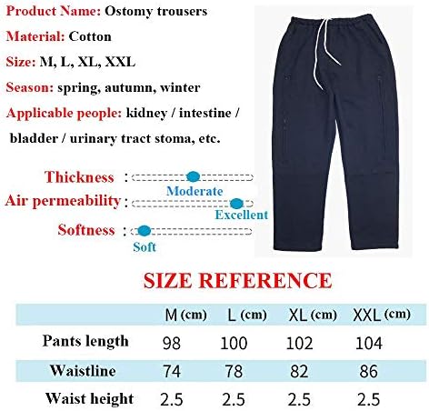 Панталони за нега на инконтиненција на гаофан со двојни џебови, уринарни катетер кои се појавуваат во панталони за излегување со стари лица,