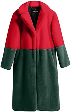 Foviguo tunic зимски кардиган жени дома модерен долг ракав топол топол блок кардиганс нејасни вклопувачки јакна за лапчиња