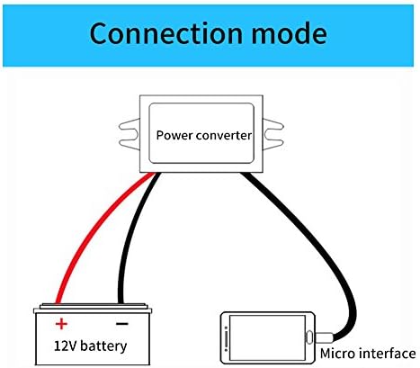 Конвертор на напон на микро USB, DC-DC 12V до 5V 3A микро USB конвертор на напон, чекор надолу регулатор за паметен телефон за автомобили