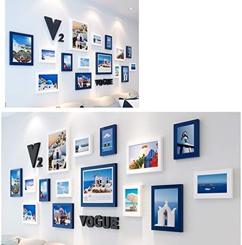Постери за галерија со колаж со повеќе слики за украси за семејни домови, два 8x10 инчи, пет 5x7 инчи, осум 3,5х5 инчи фото -табла