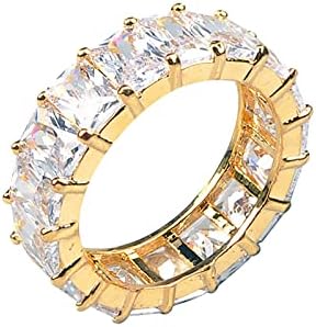 2023 година Нова ангажман круг Циркони жени свадбени прстени накит за накит за жени полни дијаманти дами прстен молете се над тоа прстен