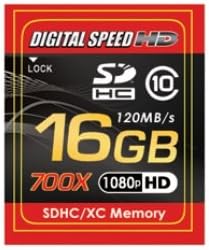 Дигитална Брзина 16gb 700X Професионална Голема Брзина 120mb/s Грешка Бесплатна Мемориска Картичка Класа 10