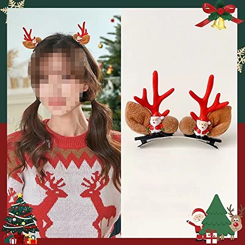 Божиќна фиба - 1 пар прекрасни уши од ирваси украси за коса шноли од рогови Фиба божиќна Забава божиќен подарок