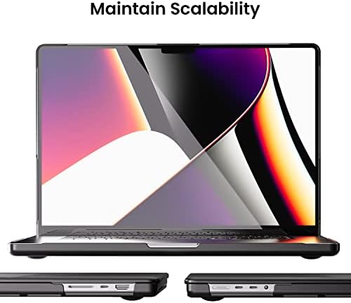 ИНВЗИ MacBook Pro 16 инчен Случај 2021 2022 2023 Ослободување А2780 А2485 М1/М2 Про/Макс Со Едноделна Технологија За Обликување - Тешка Заштитна