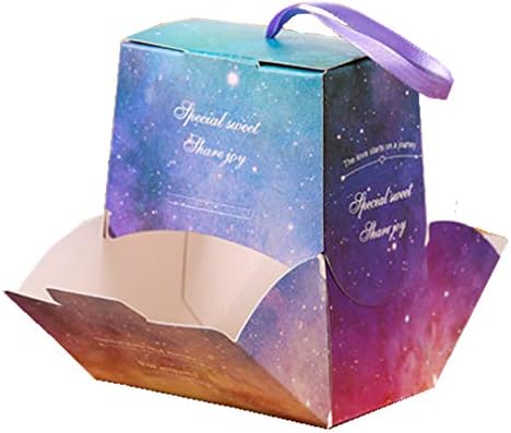 Нова starвездена серија Кенди кутија, креативно двојно отворање во европски стил, голема кутија за бонбони, 4,13 2,56 × 4,92 , 50 парчиња