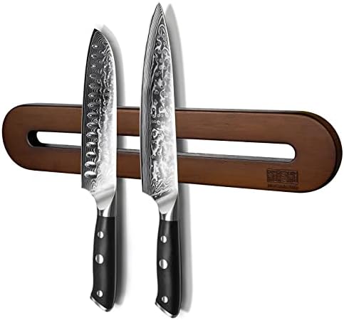 2 ПАРЧИЊА Багрем Дрво Магнет Нож Решетката За Кујна ножеви &Засилувач; Алатки
