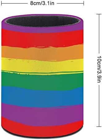 Виножито шарено ЛГБТ знаме печатено пенкало за молив за молив за организатор на биро за шминка за четка за четки за канцеларија за домашни