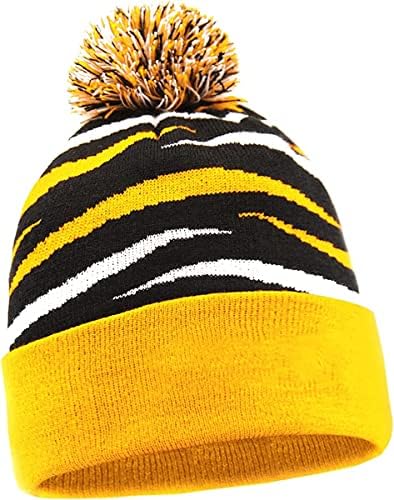 Ilavshon Classic Sports Plit Hat Beanie Cap со пом-пом за возрасни мажи жени зимски подарок