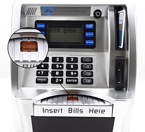 2023 година Надградена банкомат Пиги Банка за вистински пари заштеда на банкомат банка за деца возрасни со картички мини банкомат машина за пари за пари за монети