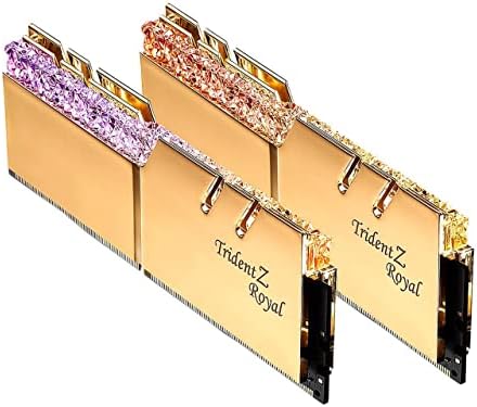 G Skill F4-4400C17D-32GTRG Trident Z Royal Series 2 X 16GB 288-PIN DDR4 SDRAM DDR4 4400 PC4 35200 Intel XMP 2.0 Десктоп меморија модел