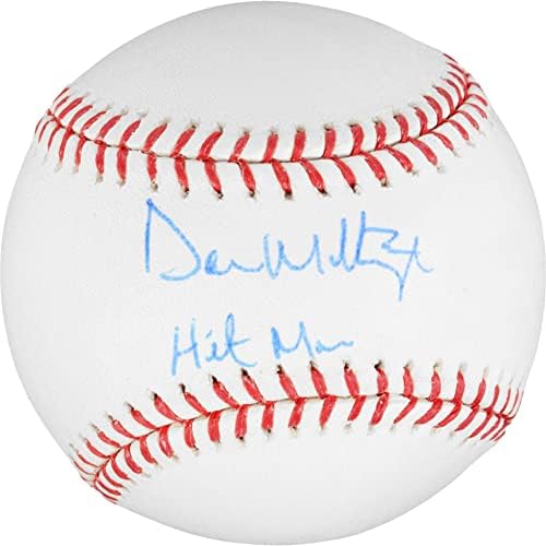 Дон Матингли го автограмираше бејзболот со натпис „Хитман“ - автограмирани бејзбол