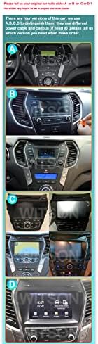 Autosion 9 Android 12 АВТОМОБИЛ GPS Навигација За Hyundai IX45 2013-2017, Автомобил Стерео Со FM Радио Екран На Допир DSP Огледало Линк Bluetooth