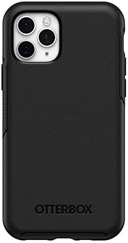 OtterBox iPhone 11 Про Симетрија Серија Случај-ЦРНА, ултра-елегантен, безжично полнење компатибилен, подигнати рабови заштита на камерата &засилувач;